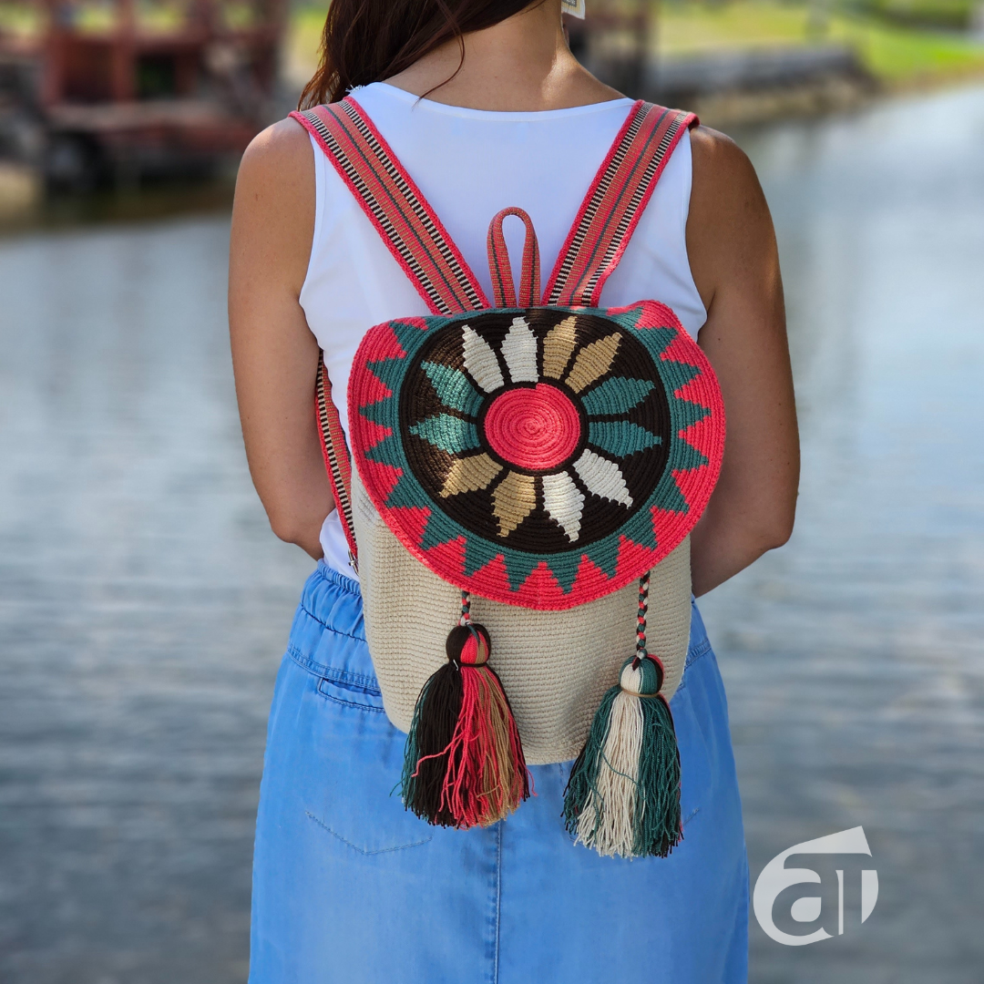 Crochet Wayuu Backpack Arttico