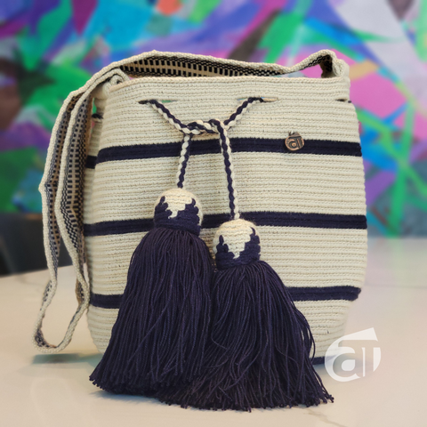 Crochet Purse Patterns, Woven Handbag, Woven Crossbody Bag, Crochet Bag, Woven Purse, Handmade Wayuu Bag, Beach bag, summer bag, mochila wayuu
