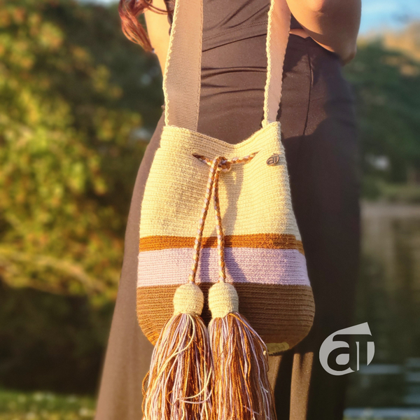 Crochet Purse Patterns, Woven Handbag, Woven Crossbody Bag, Crochet Bag, Woven Purse, Handmade Wayuu Bag, Beach bag, summer bag, mochila wayuu, boho gift