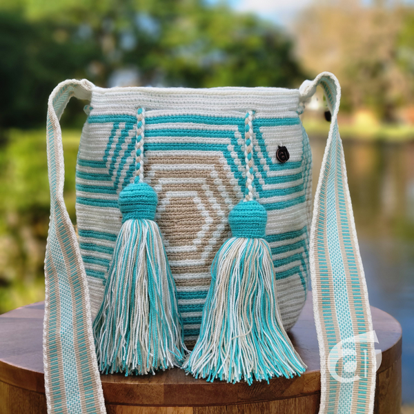 Crochet Purse Patterns, Woven Handbag, Woven Crossbody Bag, Crochet Bag, Woven Purse, Handmade Wayuu Bag, Beach bag, summer bag, mochila wayuu, boho gift