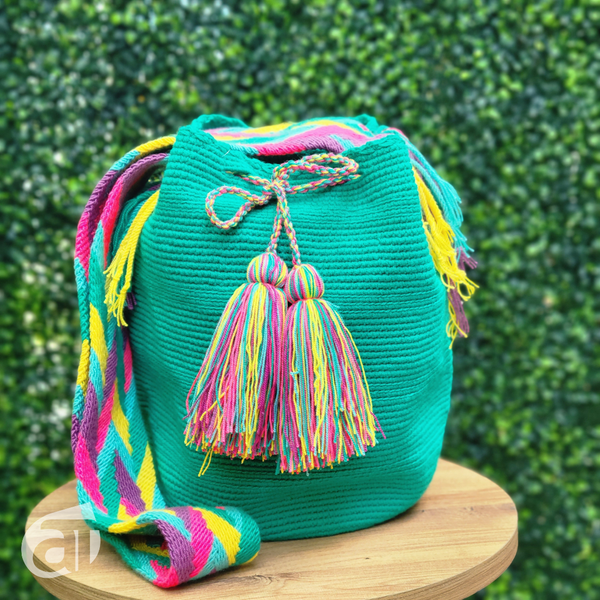 Crochet Purse Patterns, Woven Handbag, Woven Crossbody Bag, Crochet Bag, Woven Purse, Handmade Wayuu Bag, Beach bag, summer bag, mochila wayuu, memorial sale