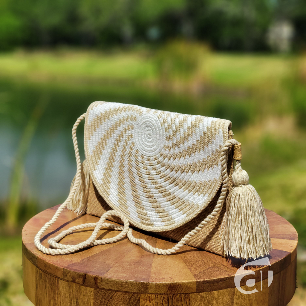 Handmade New Banjara Embroidery Shoulder Jute Bag BAG006 -  AndamanMarketStore